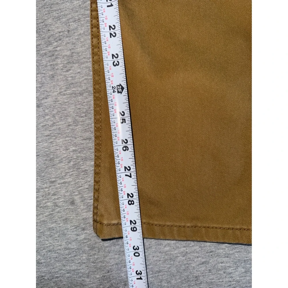 Levi 513 Mens Slim Straight Jeans Pants Khaki Tan Size 30x30 Workwear Streetwear